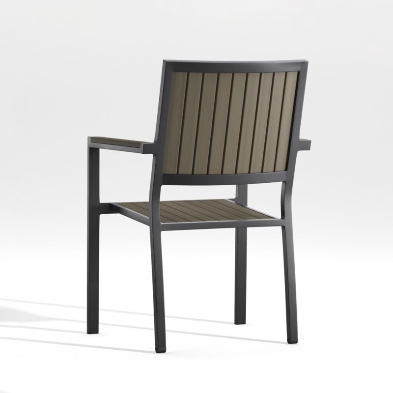 Alfresco Grey Outdoor Dining Arm Chair - image 9 of 11