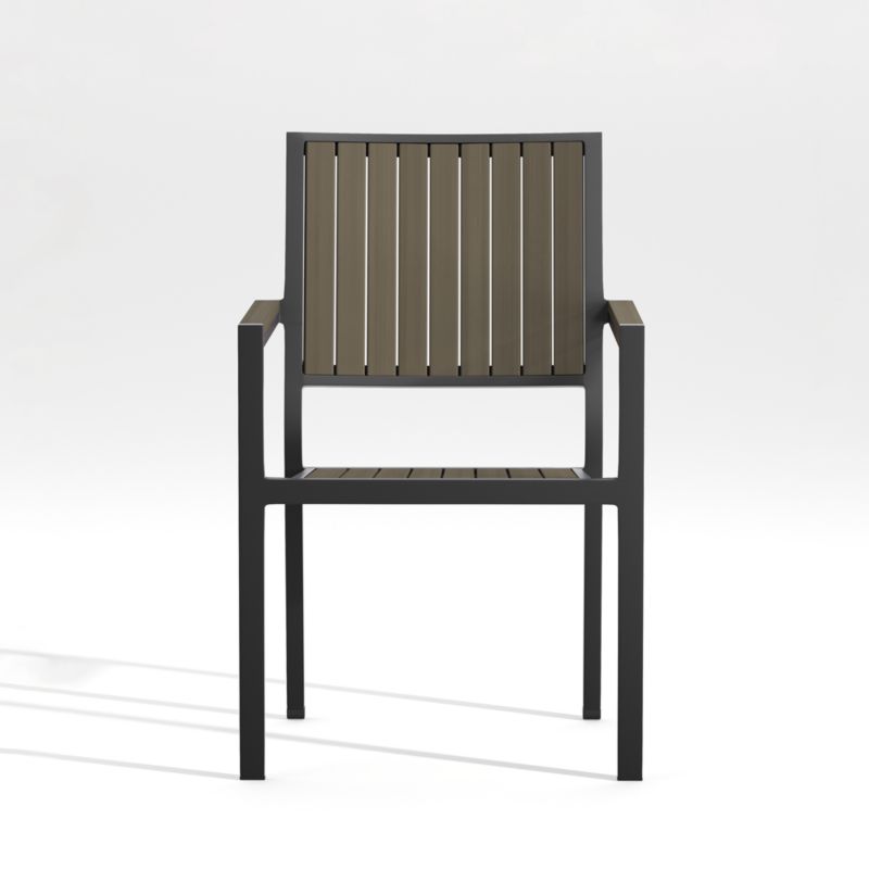 Alfresco Grey Outdoor Dining Arm Chair - image 0 of 11