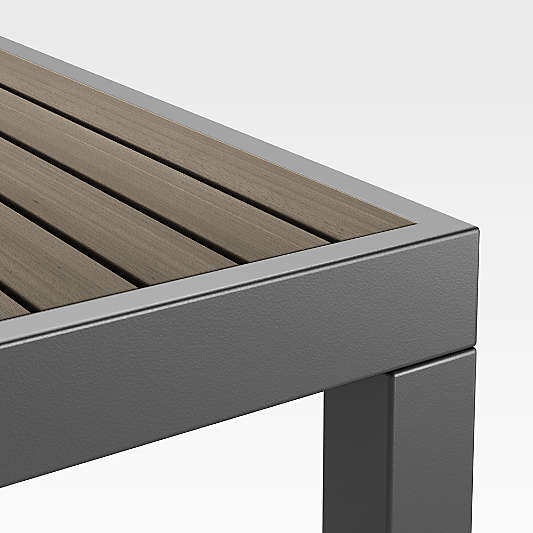 Alfresco Grey Rectangular Outdoor Dining Table