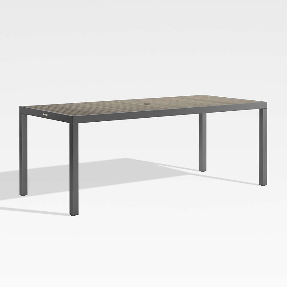 Alfresco II Grey Rectangular Outdoor Dining Table