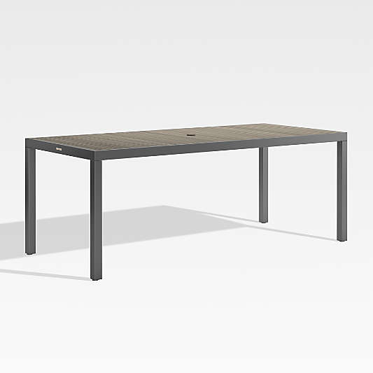 Alfresco Grey Rectangular Outdoor Dining Table