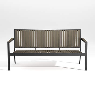 Alfresco Ii Grey Outdoor Patio Sofa, Crate And Barrel Outdoor Furniture Reviews