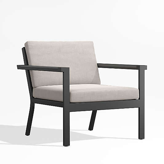 Alfresco Replacement Petite Ash Brown Sunbrella ® Outdoor Lounge/Armless Chair Cushion