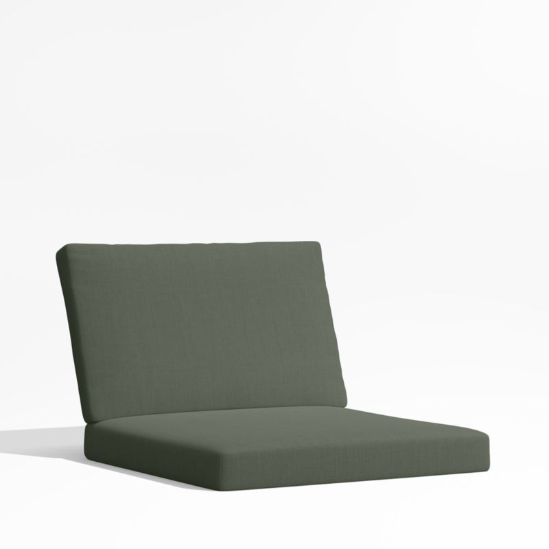 Alfresco Petite Sage Green Sunbrella ® Outdoor Lounge/Armless Chair Cushion - image 0 of 2