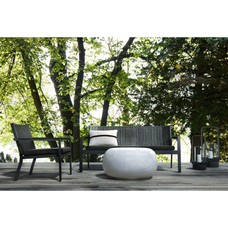 Pebble White Indoor/Outdoor Concrete Side Table by Leanne Ford - image 6 of 15