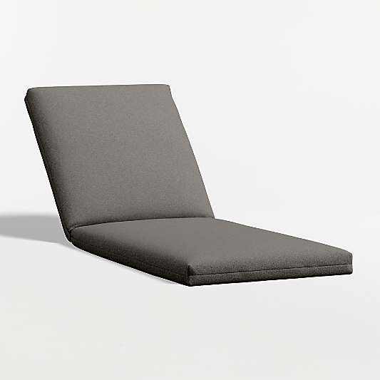 Replacement Alfresco Canvas Charcoal Sunbrella ® Outdoor Sun Lounger Cushion