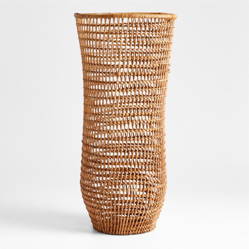 Algarve Large Light Brown Woven Vase 22" - image 5 of 8