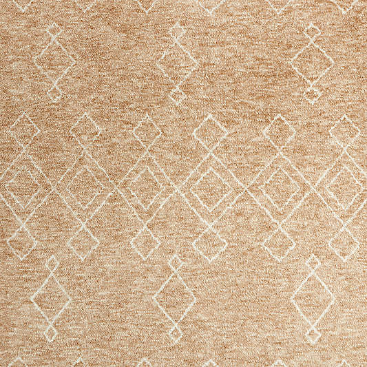 Algiers Wool Hand-Knotted Sand Brown Area Rug