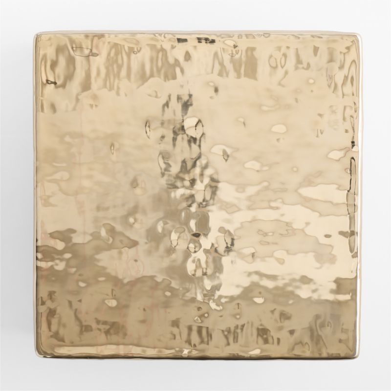 Alira Bronze Cast Aluminum 40" Square Coffee Table - image 2 of 4