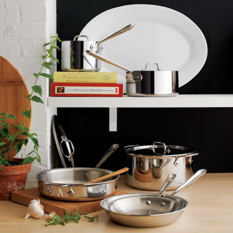 All-Clad ® Stainless 10-Piece Cookware Set - image 8 of 12