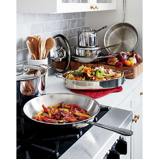 All-Clad © d3 Stainless Steel 10-Piece Cookware Set