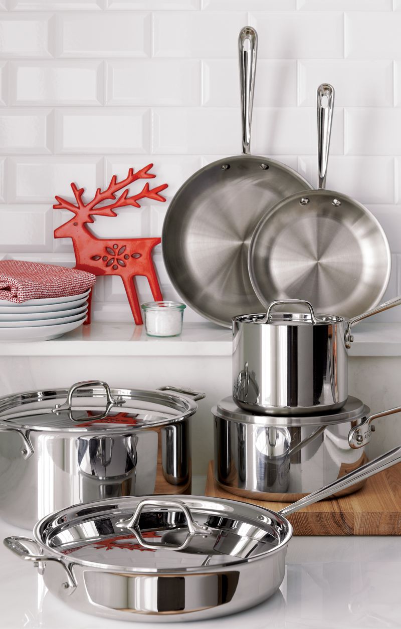 All-Clad ® Stainless 10-Piece Cookware Set - image 10 of 12