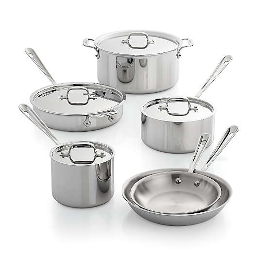 All-Clad ® Stainless 10-Piece Cookware Set