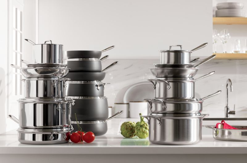 All-Clad ® d5 ® Brushed Stainless Steel 10-Piece Cookware Set with Bonus - image 1 of 8