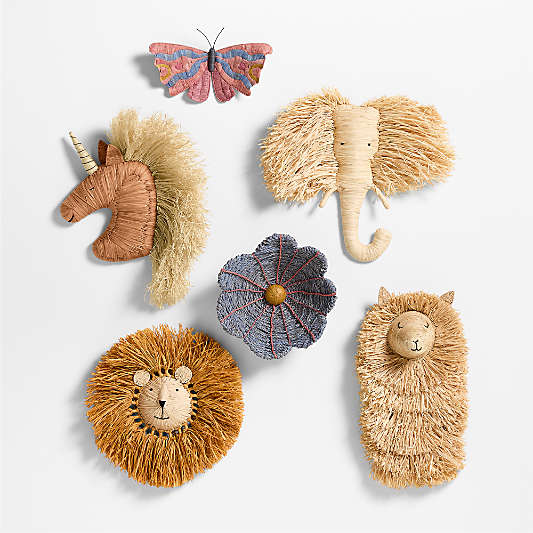 All Across Africa Llama Head Wall Decor