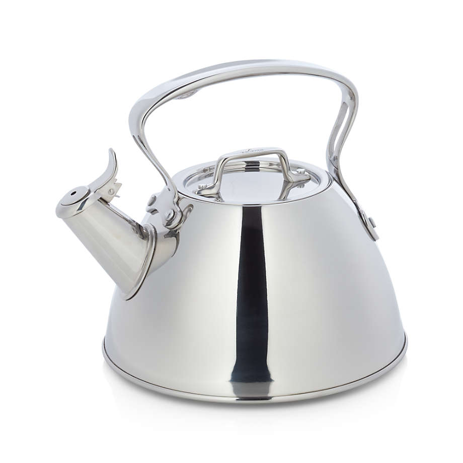 All-Clad Specialty 2 qt. Stainless Steel Whistling Stovetop Kettle &  Reviews