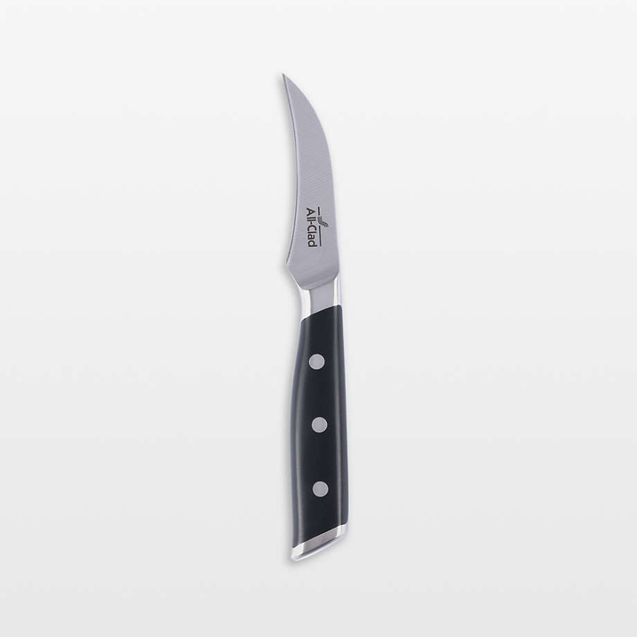 AllClad 3" Curved Paring Knife + Reviews Crate & Barrel