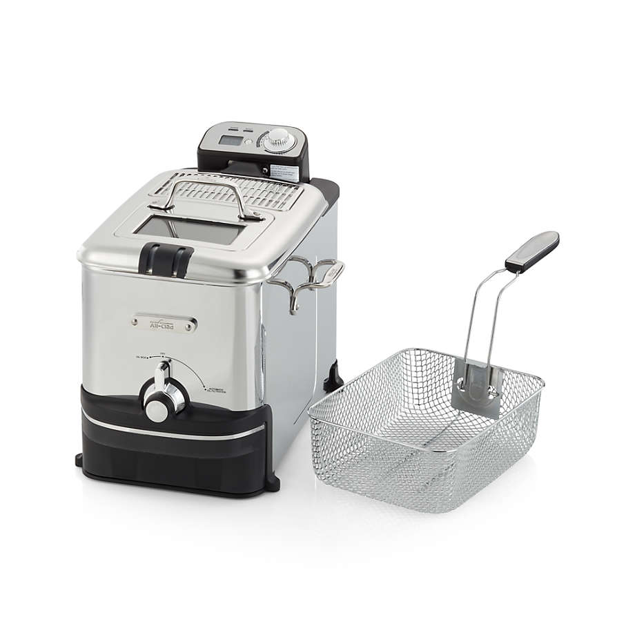 All-Clad 3.5-Quart Deep Fryer | Crate & Barrel