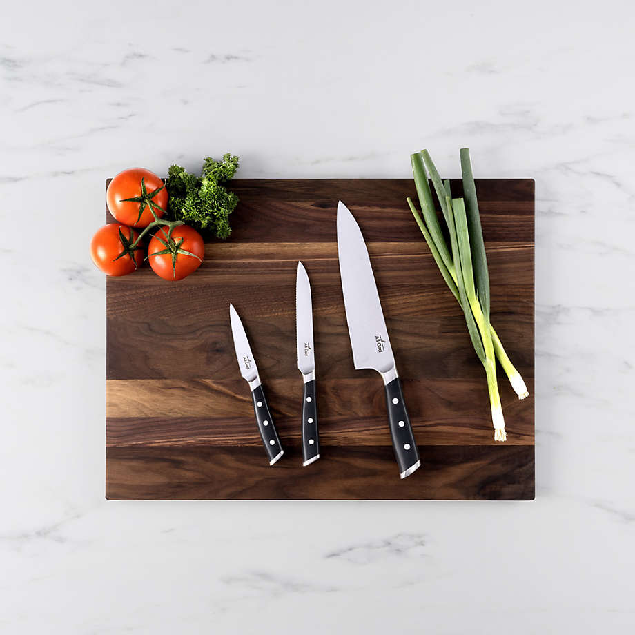 All-Clad Forged 3-Piece Knife Set | Crate & Barrel