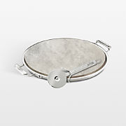Crate & Barrel Slate Blue Carbon Steel Pizza Pan