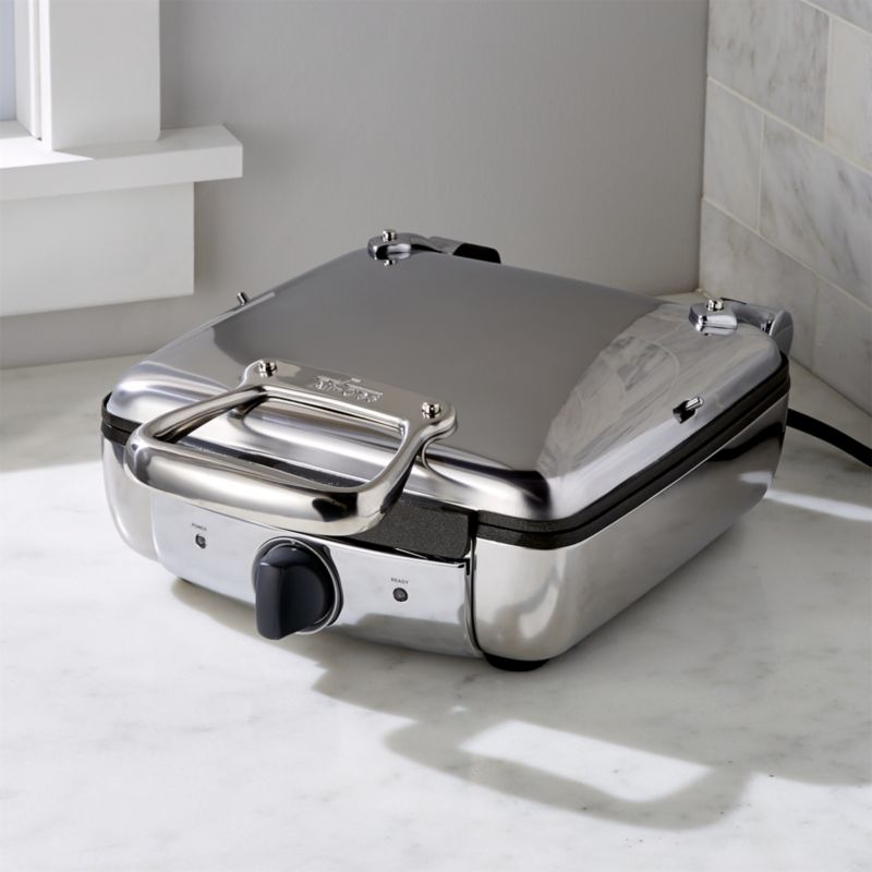 AllClad Belgian Waffle Maker 4slice + Reviews Crate & Barrel