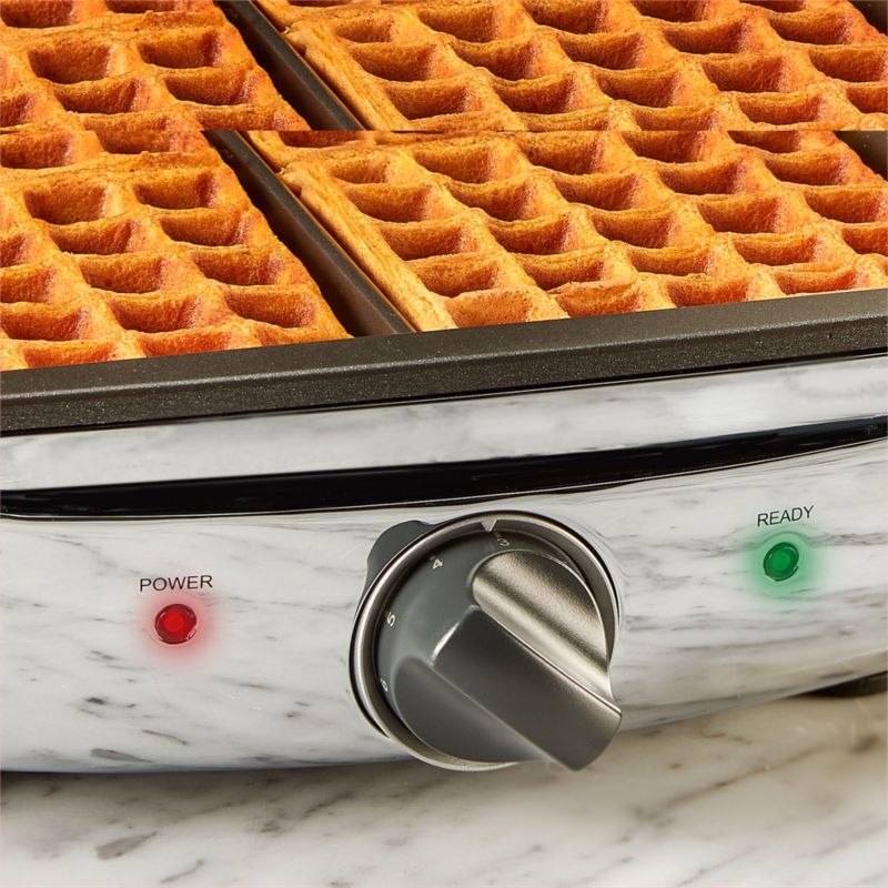 AllClad Belgian Waffle Maker 4slice + Reviews Crate & Barrel