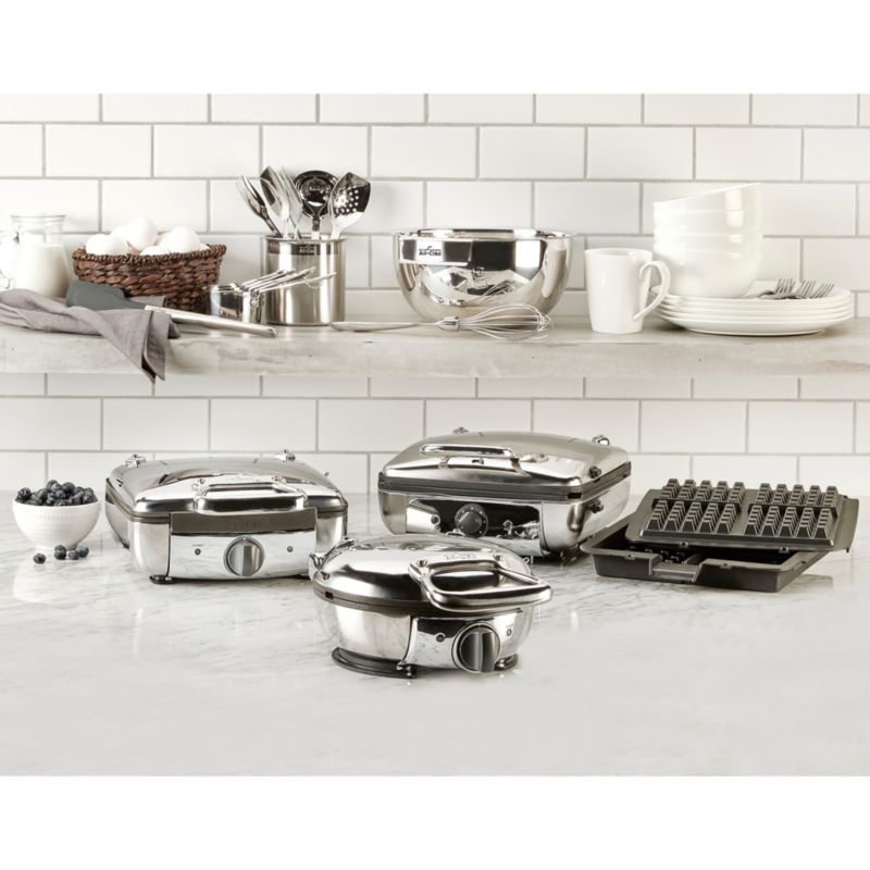 All-Clad ® 4-Slice Stainless Steel Waffle Maker with Removable Plates - image 10 of 12