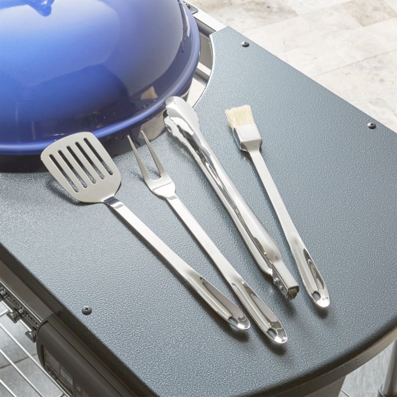 All-Clad BBQ Tool Set, Stainless Steel, 4-Piece on Food52