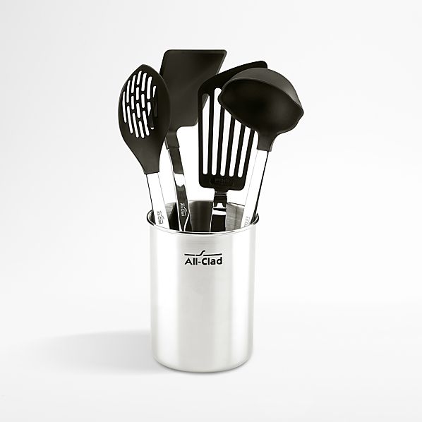 Spatulas Cooking Utensils Silver AllClad T195 Stainless Steel Dishwasher Safe Cook Serve