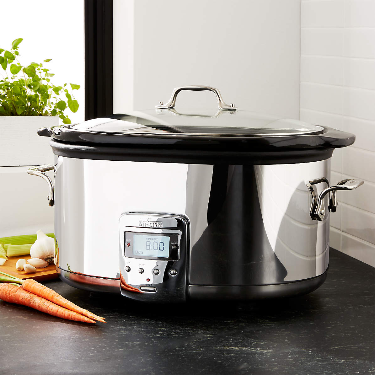 All Clad Slow Cooker 6.5 qt. Crock Pot Reviews Crate Barrel