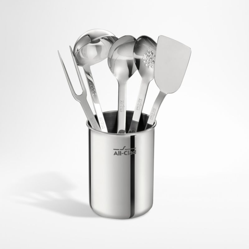 Chef'n 6-Piece Tool Set with Crock | Crate & Barrel