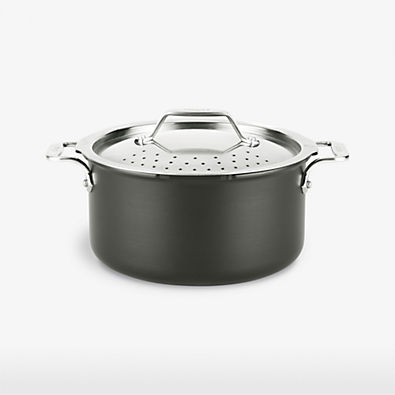 View All-Clad ® 6-Qt. Stainless Steel Non-Stick Multipot with Strainer Lid details