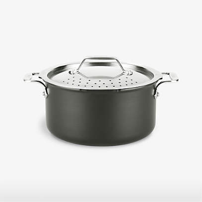 All Clad 6-Qt. Stainless Steel Non-Stick Soup Pot with Strainer