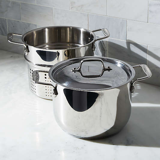 All-Clad ® Stainless Steel 6-Qt. Pasta Pot with Lid