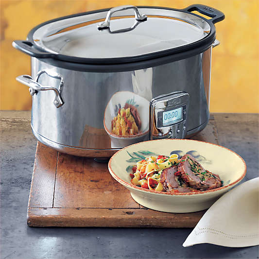 All-Clad ® 7-Qt. Deluxe Slow Cooker with Aluminum Insert