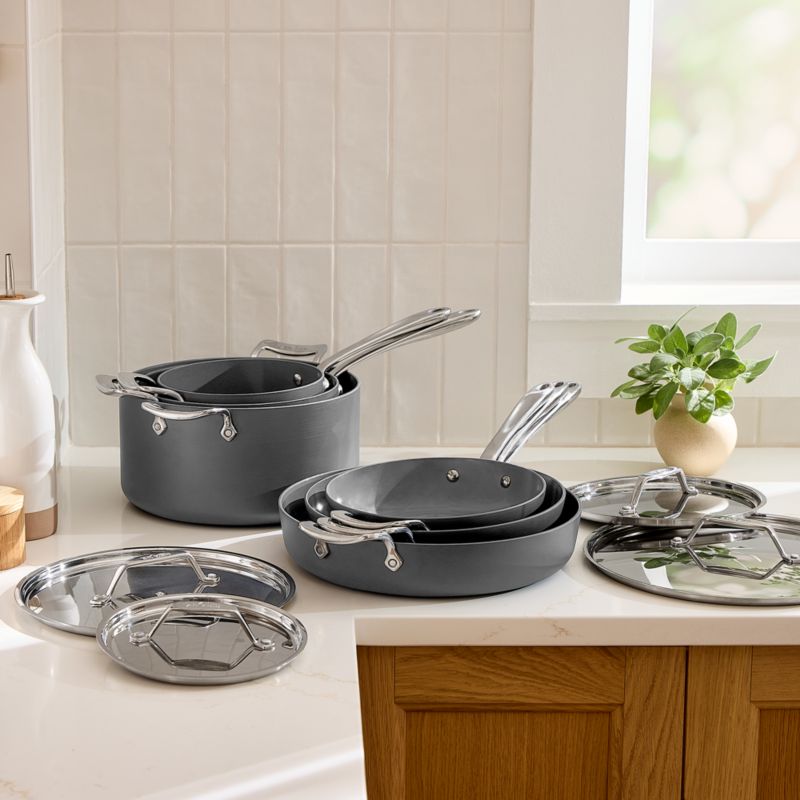 All-Clad ® Curated Ceramic Nonstick 10-Piece Cookware Set - image 2 of 9