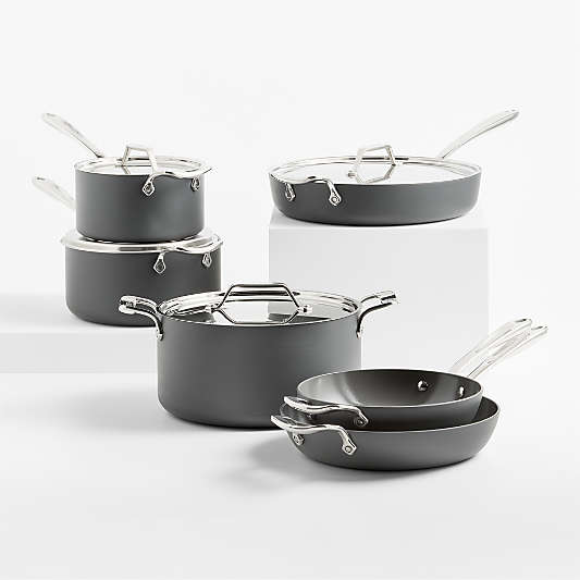 All-Clad ® Curated Ceramic Non-Stick 10-Piece Cookware Set