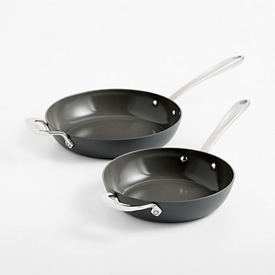 View All-Clad ® Curated Ceramic Non-Stick 8.5" and 10.5" Fry Pans Set details