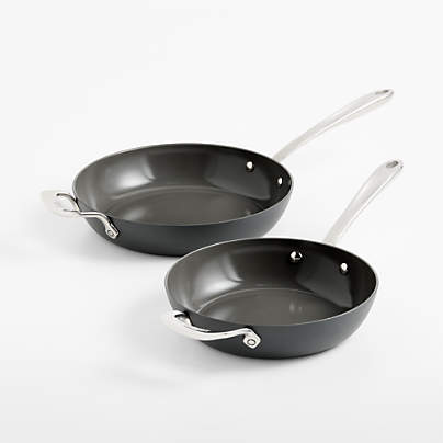 All-Clad ® Curated Ceramic Nonstick 8.5" and 10.5" Fry Pans Set