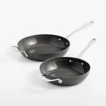 All-Clad Curated Ceramic Non-Stick Fry Pans, Set of 2 | Crate & Barrel