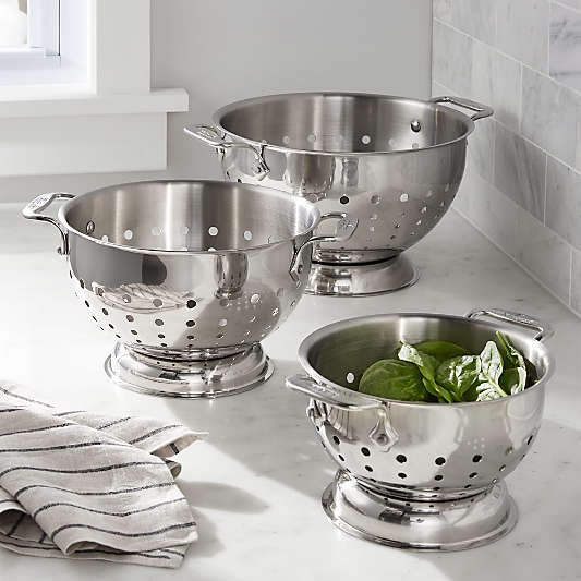 Metal Colanders & Salad Spinners | Crate & Barrel Canada