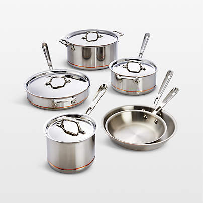 All-Clad ® Copper Core 10-Piece Cookware Set with Bonus