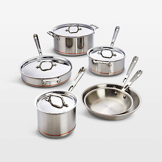 All-Clad ® Copper Core 10-Piece Cookware Set with Bonus