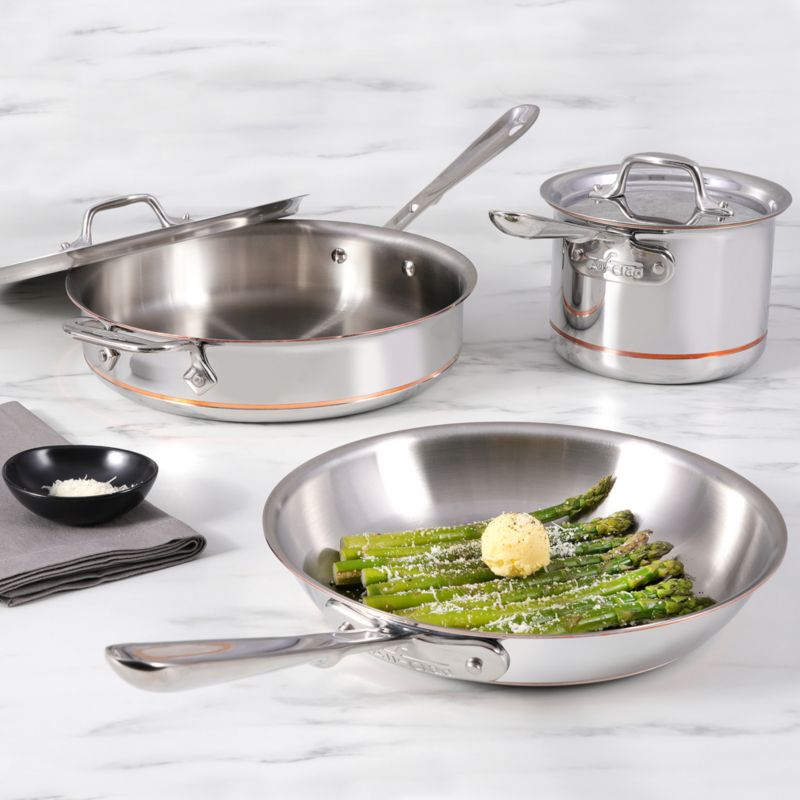 All Clad Copper Core 5-Piece Cookware Set - image 7 of 9