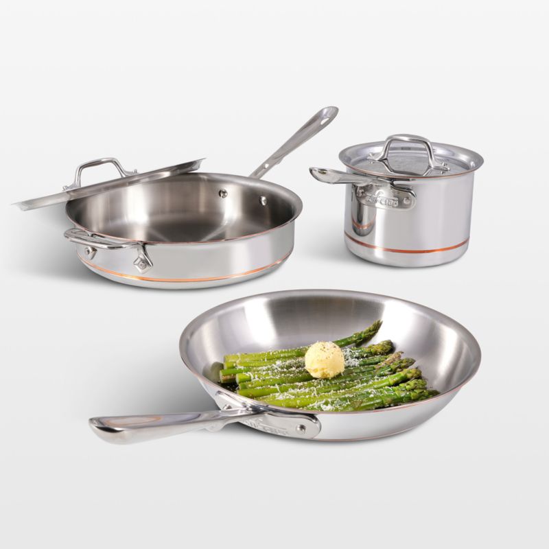 All Clad Copper Core 5-Piece Cookware Set - image 0 of 9