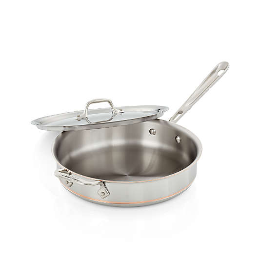 All-Clad Copper Core ® 3-Quart Sauté Pan with Lid