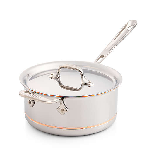 All-Clad © Copper Core 3-Quart Saucepan with Loop and Lid