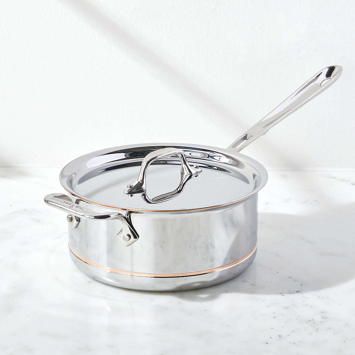 All-Clad Copper Core 3-Quart Saucepan with Loop and Lid + Reviews
