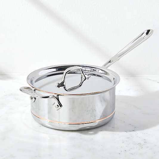 All-Clad © Copper Core 3-Quart Saucepan with Loop and Lid