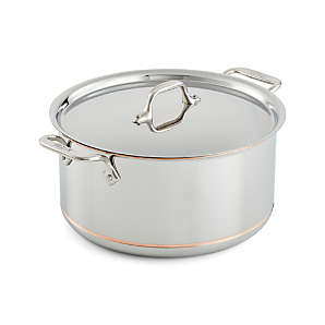 All-Clad d3 Curated 5.5-Quart Stockpot with Lid + Reviews | Crate & Barrel